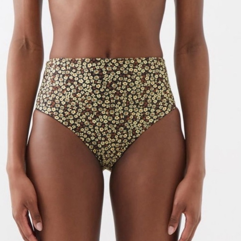 Matteau high waist brief bikini bottom in blossom NWT